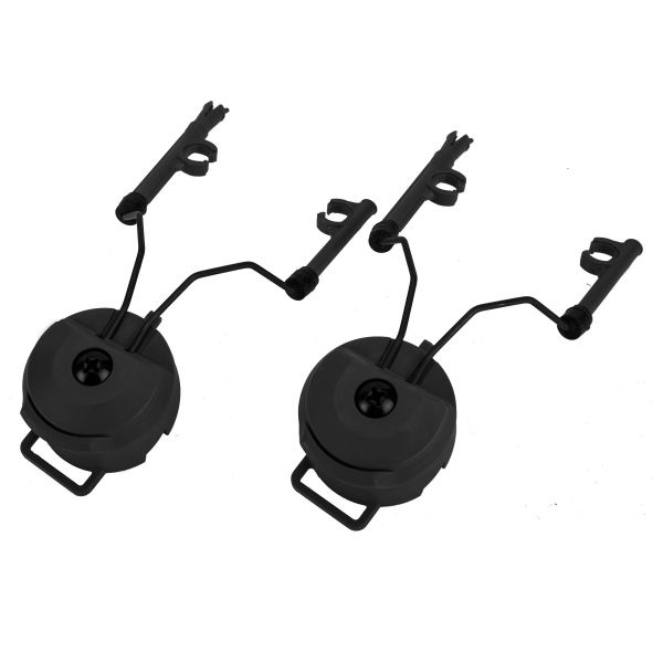 Adattatori da casco per set cuffie FMA Comtac I/II nero
