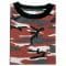 T-Shirt in cotone red-camo