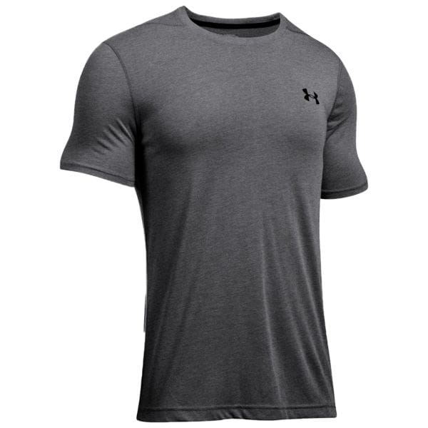 T-Shirt Fitness Threadborne UA Fitted grigio scuro