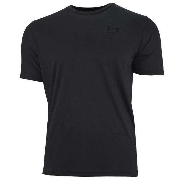 T-Shirt Under Armour Sportstyle Left Chest SS nera