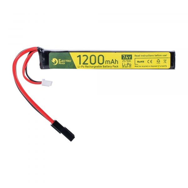 Batteria stick Tam Electro River Li-Po 7.4 V 1200 mAh 25/50C