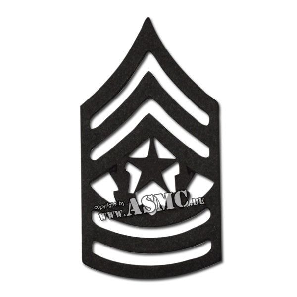 Distintivo di rango in metallo Sergente maggiore US