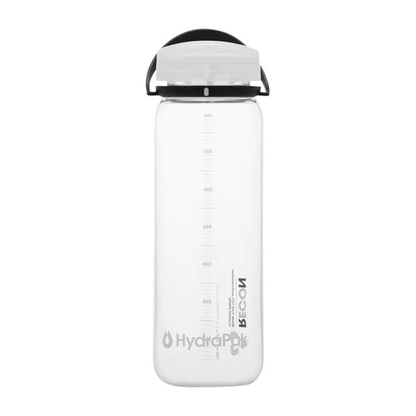 HydraPak Trinkflasche Recon 0.75 L klar schwarz-weiß