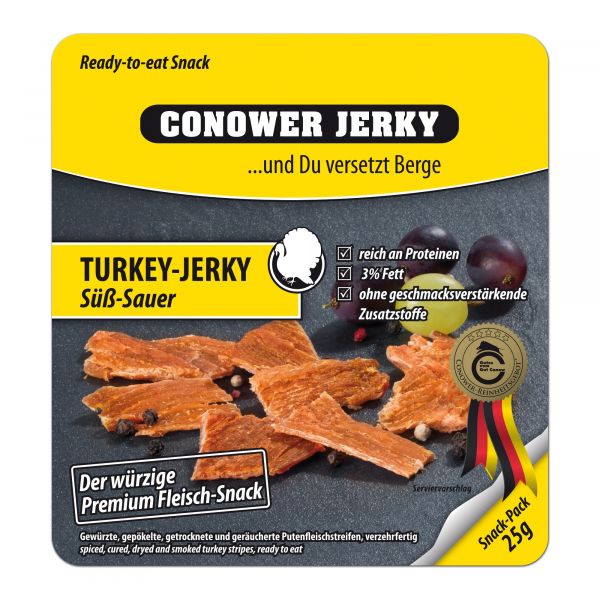 Conower Jerky Turchia agro dolce 25g
