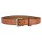 Cintura con superficie decorata, Frontline, marrone, 4 cm