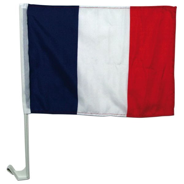 Fan-Kit France with flag and car flagstand