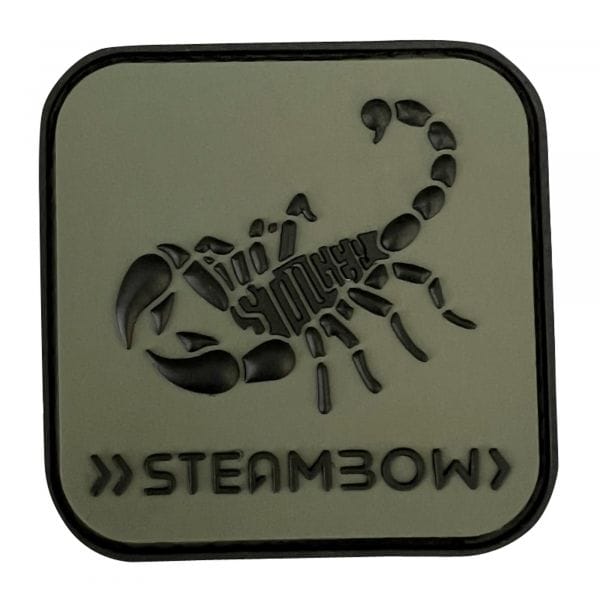 Steambow 3D-Rubberpatch Stinger olivgrün