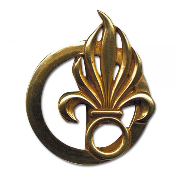 Distintivo francese, berretto in metallo dorato
