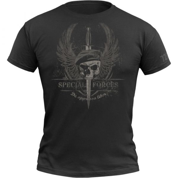 T-Shirt 720gear Special Forces colore nero