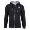 Maglia Under Armour Charged Cotton Rival Full Zip nera