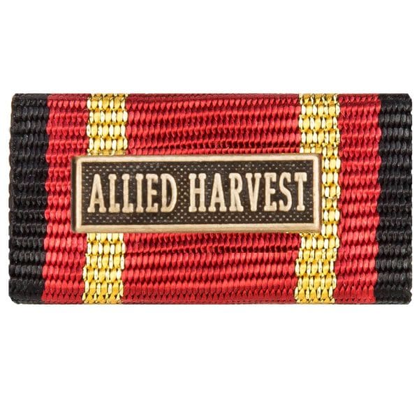 Medaglia ordine Missione estero Allied Harvest tonalità bronzo
