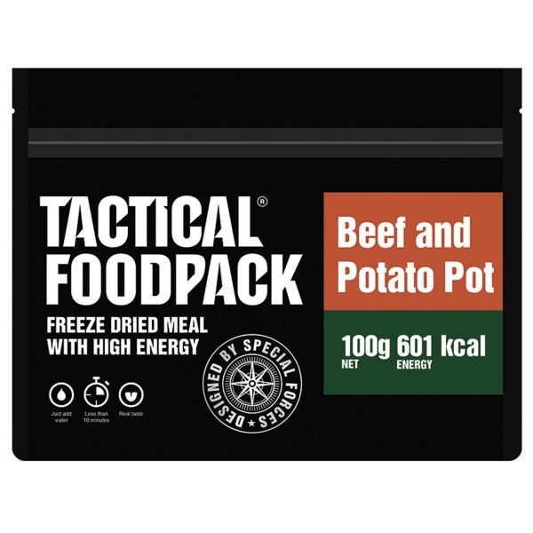Cibo da outdoor Tactical Foodpack carne di manzo con patate