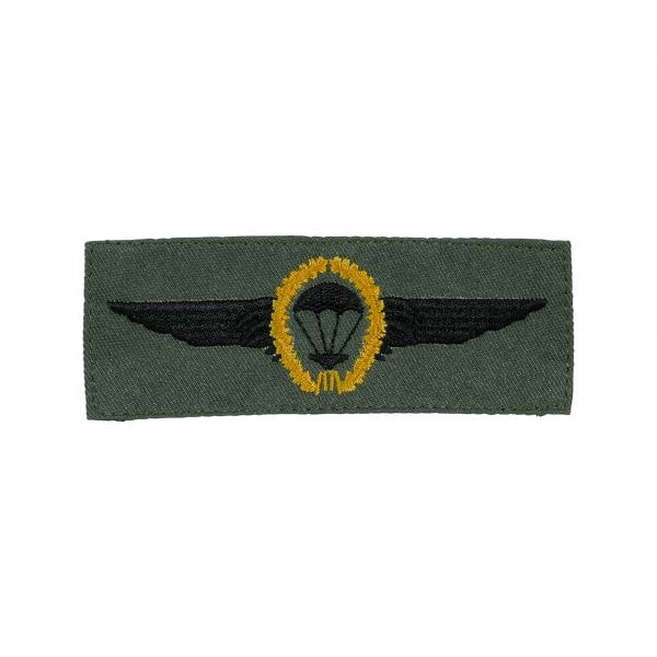 Distintivo in tessuto BW paracadutista oro/verde oliva