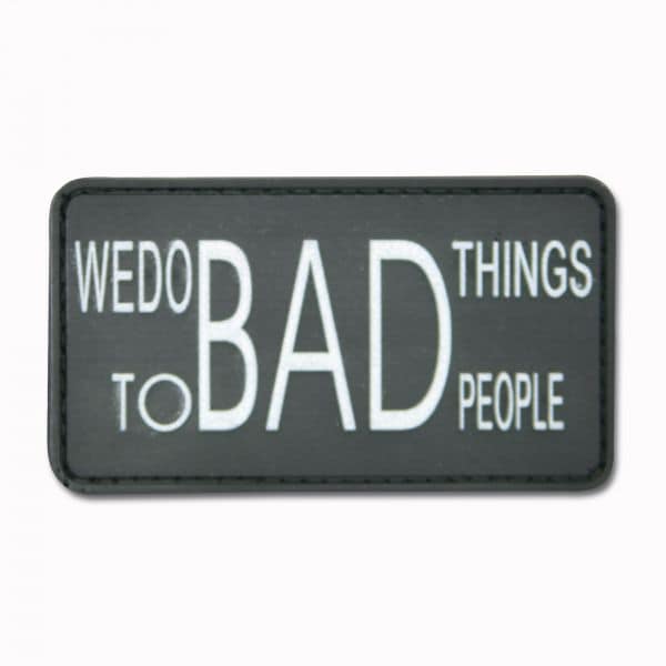 3D-Patch We do bad things to bad people nero