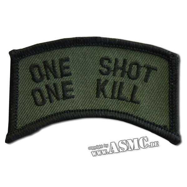 Insignia tab patch One Shot One Kill