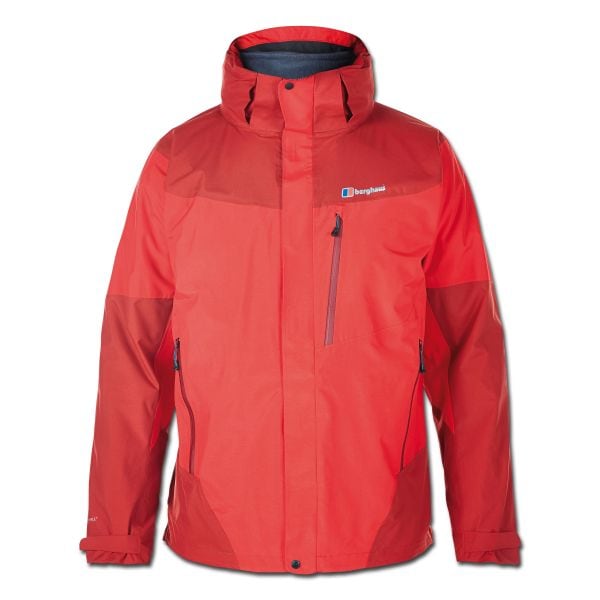 Giacca Berghaus Arran 3in1 rosso