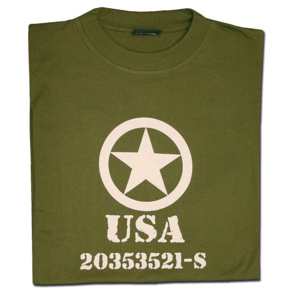 T-Shirt Allied Star oliva