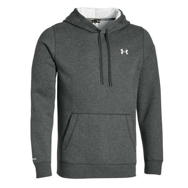 Felpa Under Armour Charged Cotton Rival Hoody carbonio