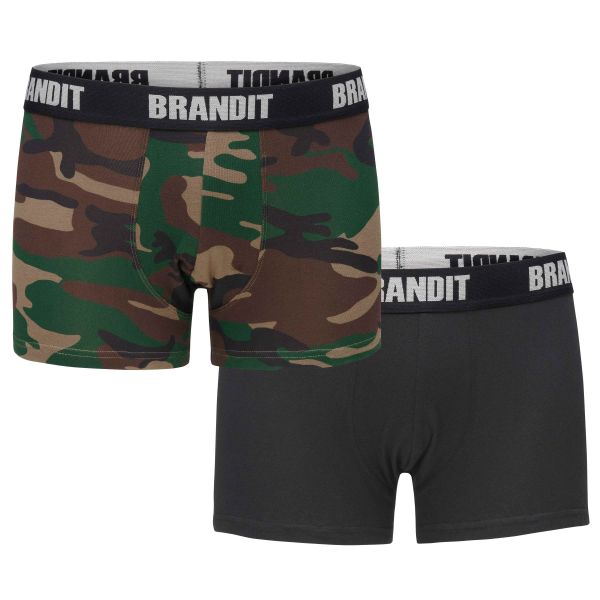 Set boxer Branditlogo marca Brandit woodland nero