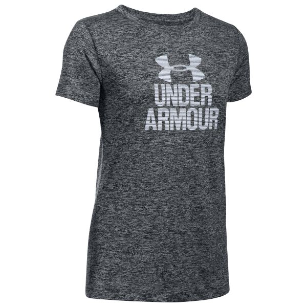 T-Shirt da donna Tech crew marca Under Armour nero/bianco