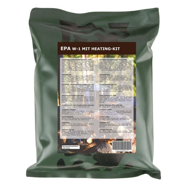 Razione d'emergenza EPA W-1 con Heating Kit