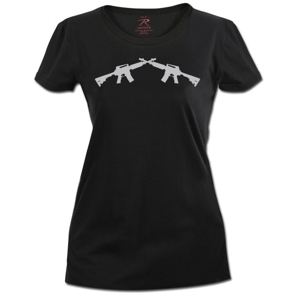 T-shirt da donna, X-long, Crossed Rifles, Rothco
