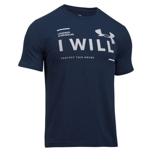 T-Shirt Under Armour "I Will" colore blu