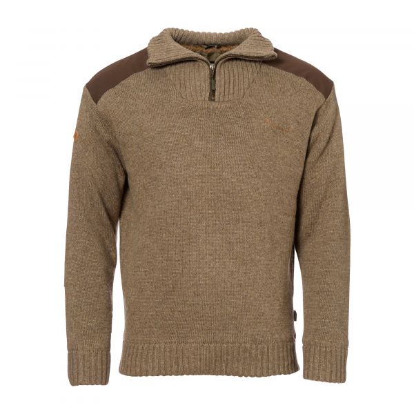Pullover Pinewood New Stormy Troyer brown melange
